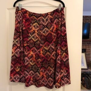Lily, 2008, Fit and Flare Skirt, Size L